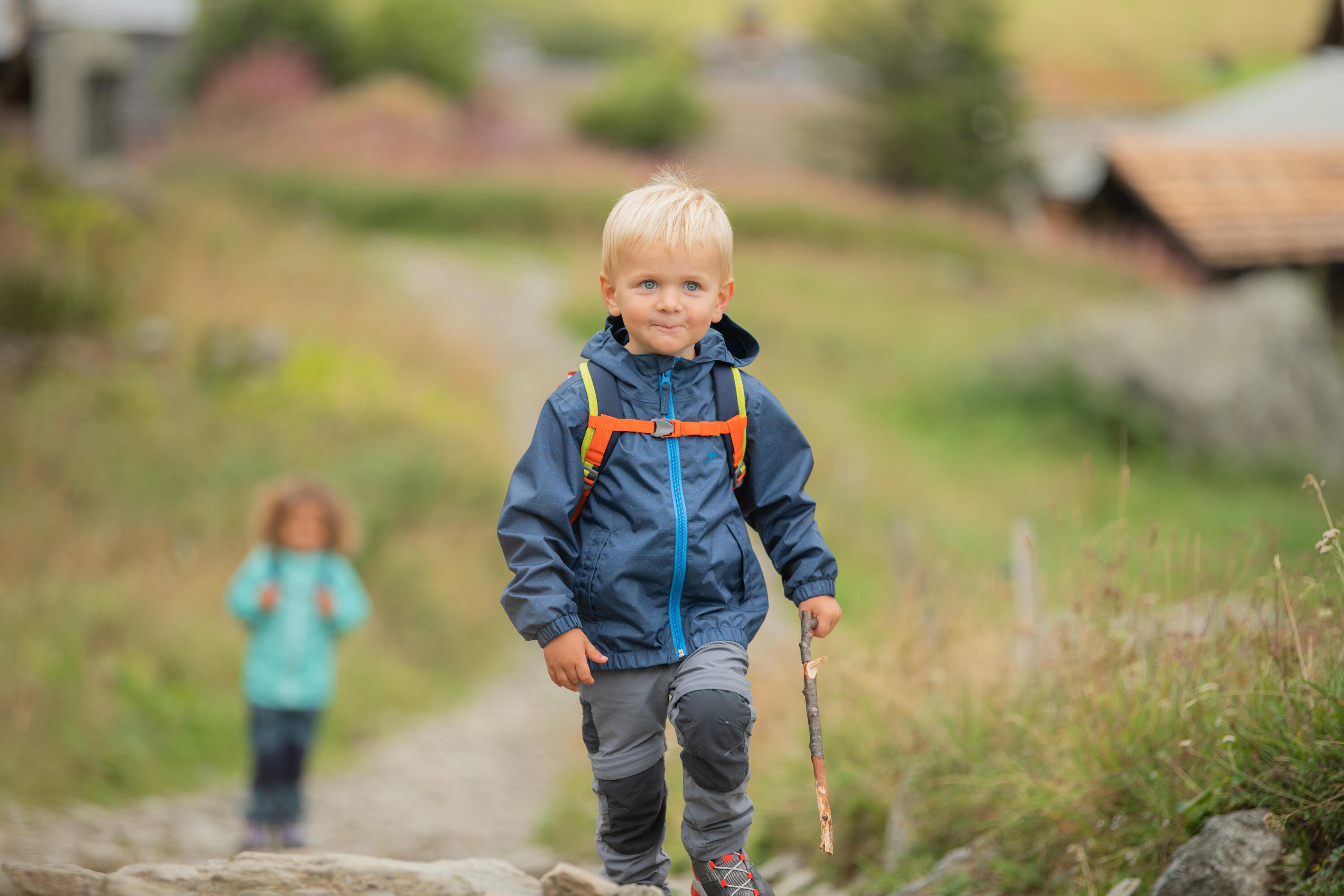 Kids' Hiking Waterproof Jacket MH500 2-6 Years 2/2