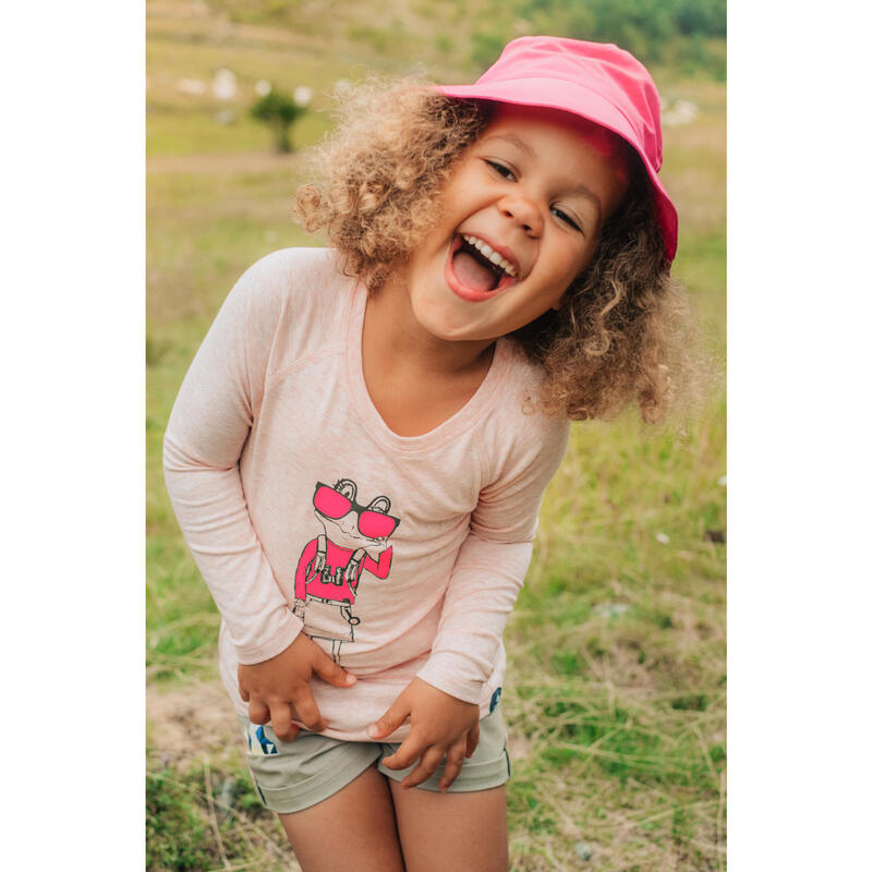 Kids Hiking Sun Hat 2-6 YEARS MH - PINK