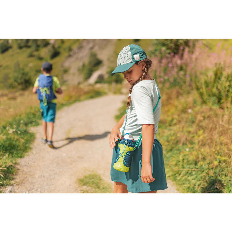 Jupe short de randonnée - MH100 turquoise - enfant 7-15 ans