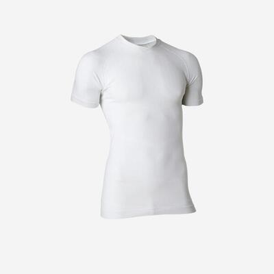 Thermoshirt keepdry 500 korte mouw unisex wit