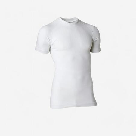 Sous Vetement Haut Keepdry 500 Homme Manches Courtes Football Blanc Decathlon Tunisie