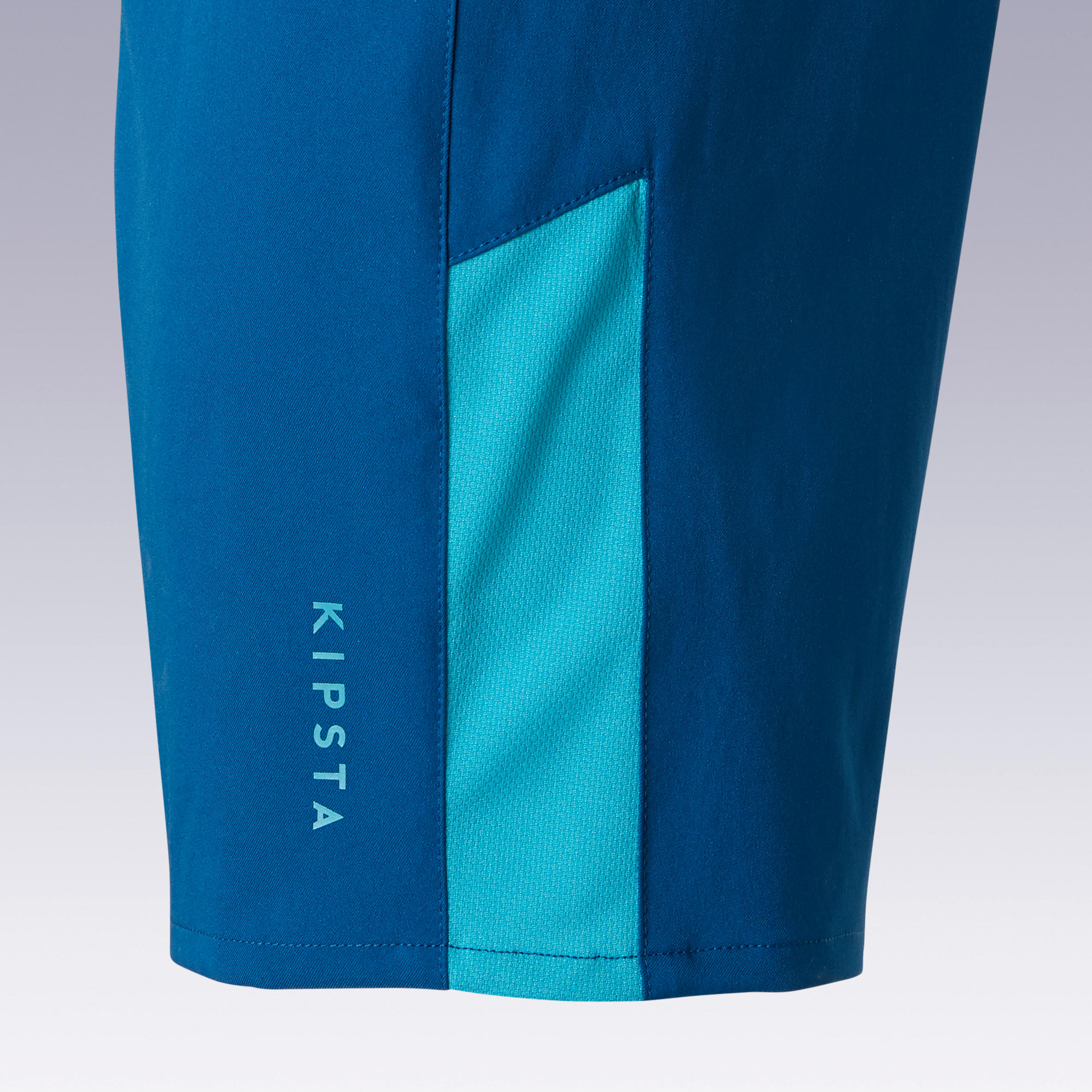Kids' Football Shorts F520 - Blue/Turquoise 6/7