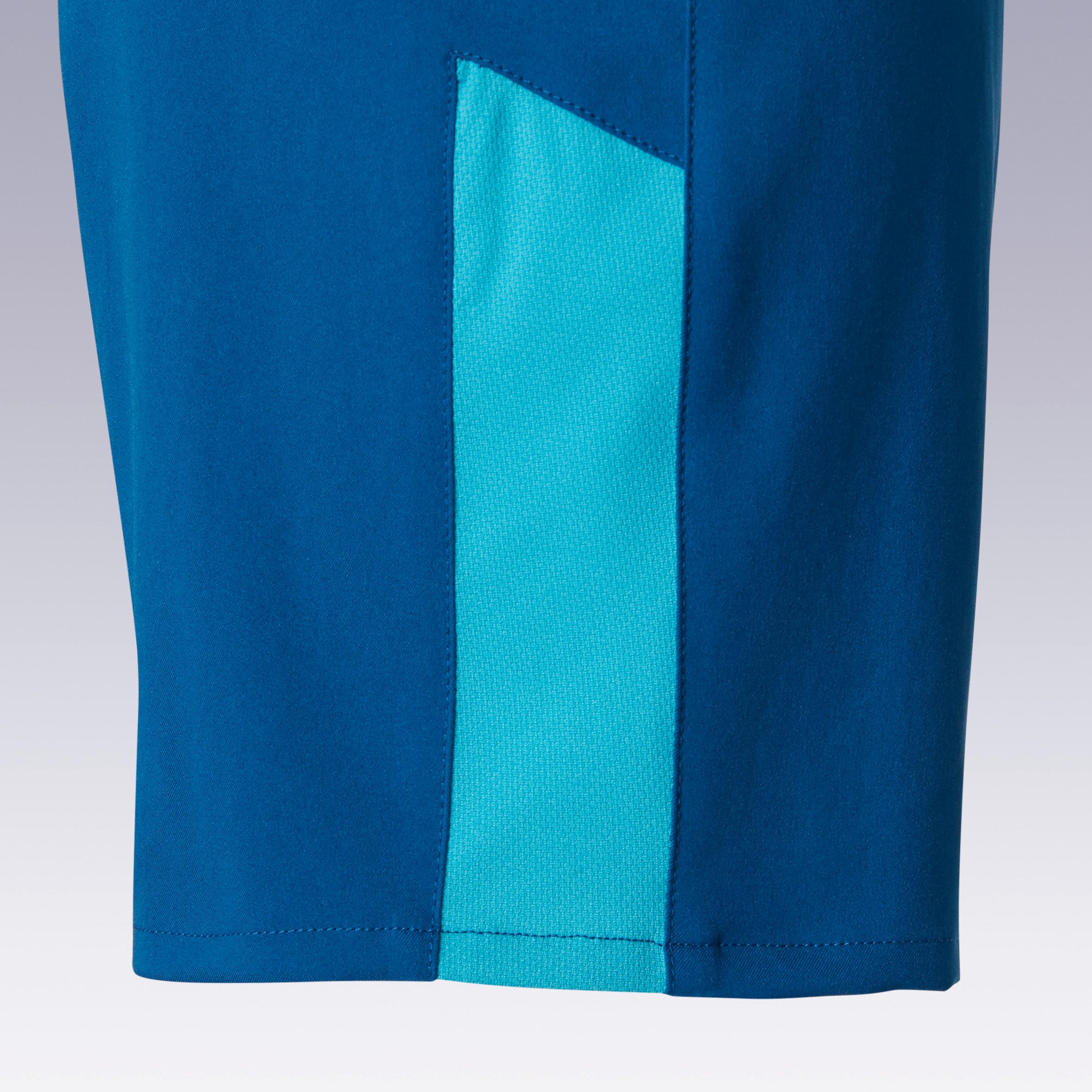 Kids' Football Shorts F520 - Blue/Turquoise 5/7