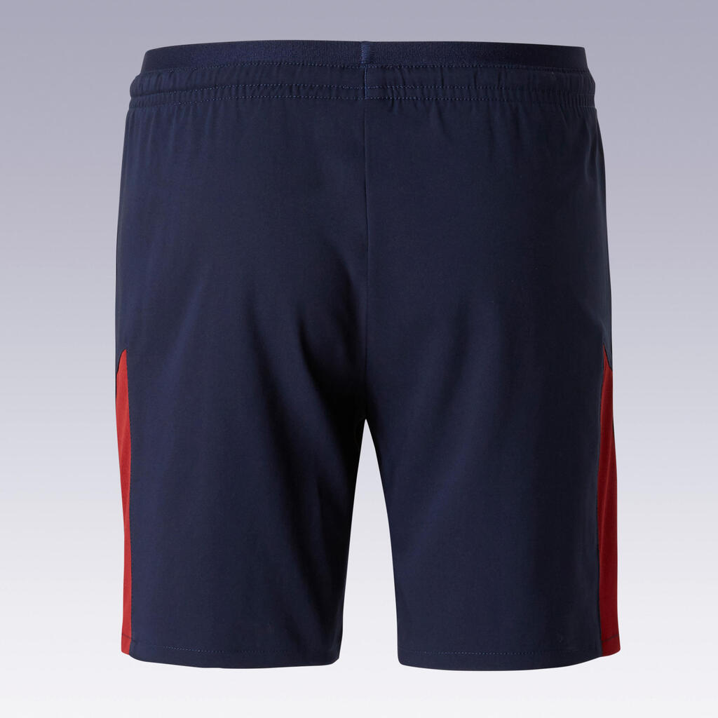 Short de Football KIDS Marine et Orange