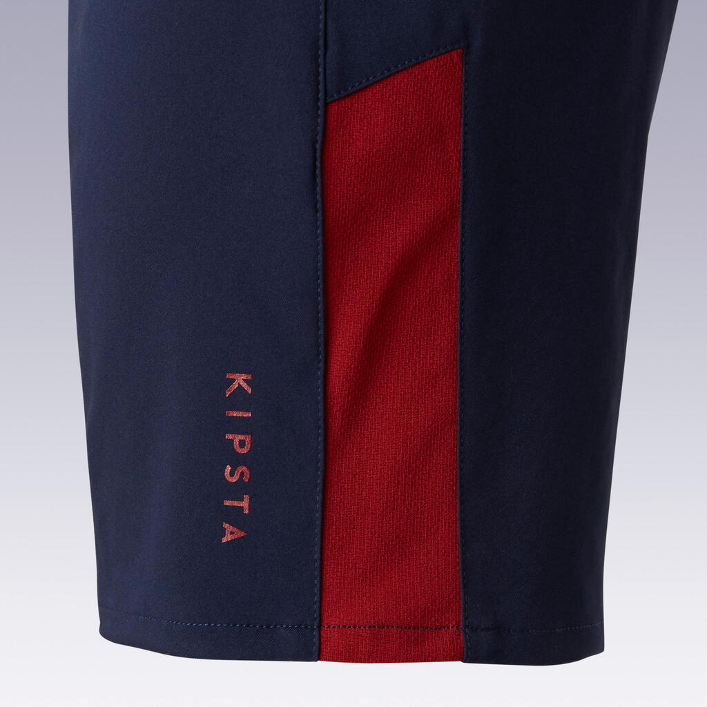 Short de Football KIDS Marine et Orange