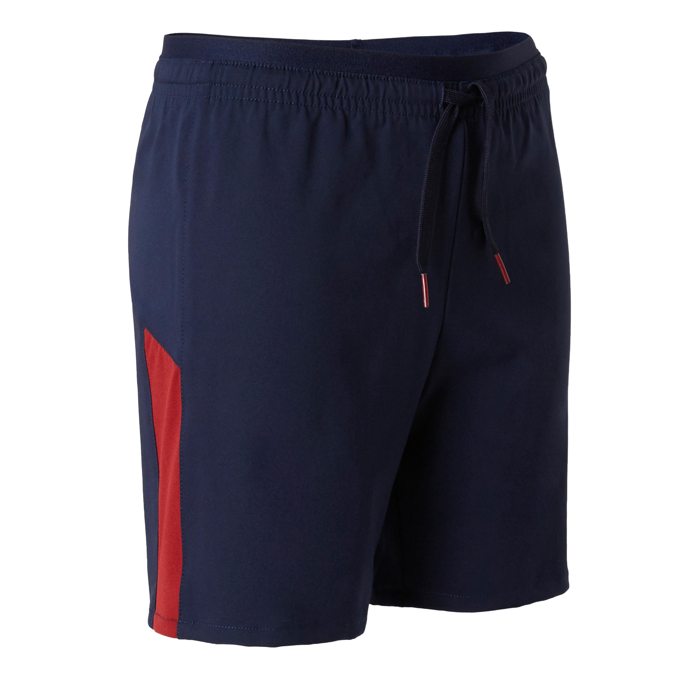 KIPSTA Kids' Football Shorts F520 - Navy/Burgundy