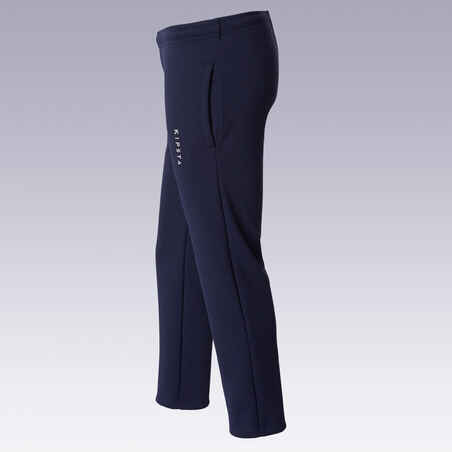 Kids' Football Training Bottoms Essential - Navy Blue