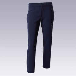 Kids' Football Training Bottoms Essential - Navy Blue