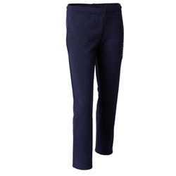 Voetbaltrainingsbroek voor kinderen T100 blauw