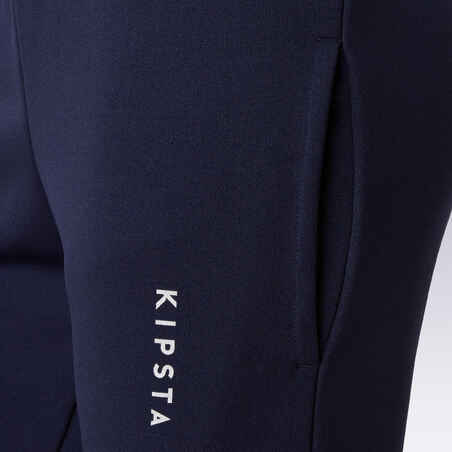 Kids' Football Training Bottoms Essential - Navy Blue