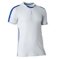 Adult Football Shirt Traxium - Light Grey/Blue