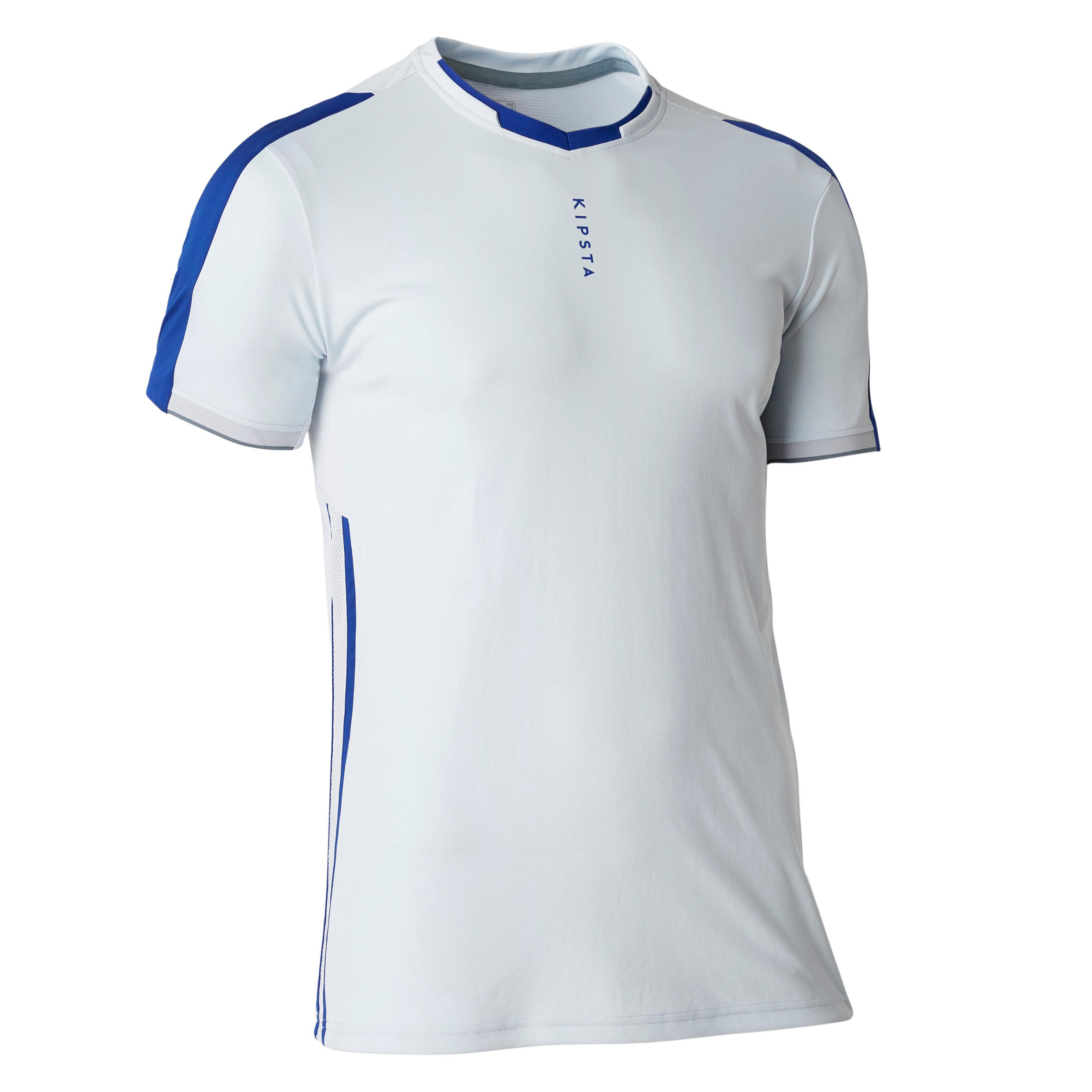 KIPSTA Adult Football Shirt Traxium - Light Grey/Blue