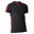 Adult Football Shirt Traxium - Black/Red