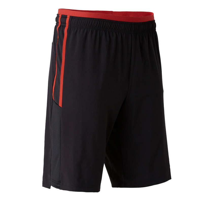 KIPSTA Adult 3-in-1 Football Shorts Traxium - Black/Red...