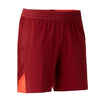 Fussballshorts F900 Damen rot/bordeaux