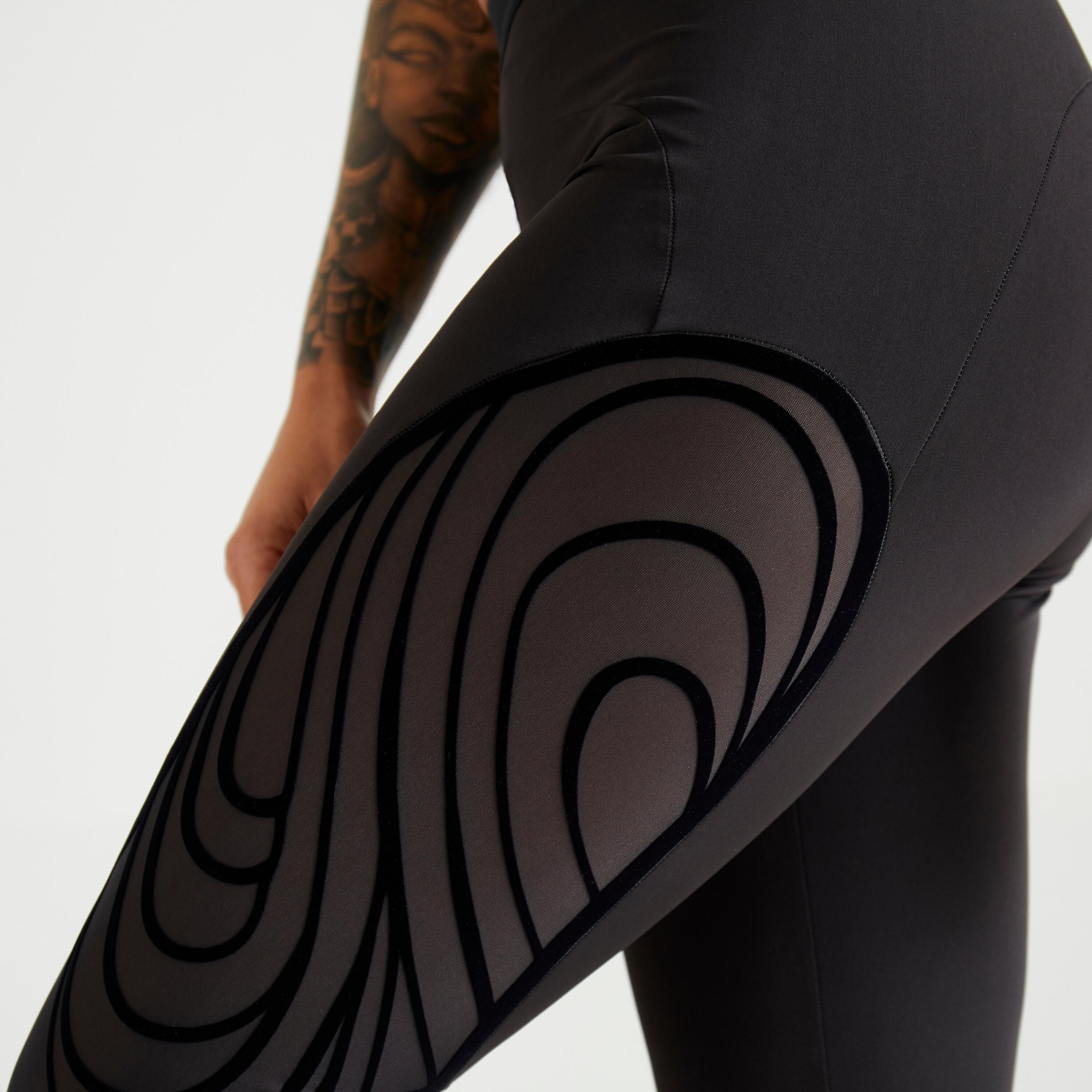 High-Waisted Cropped Shaping Fitness Leggings 5/5
