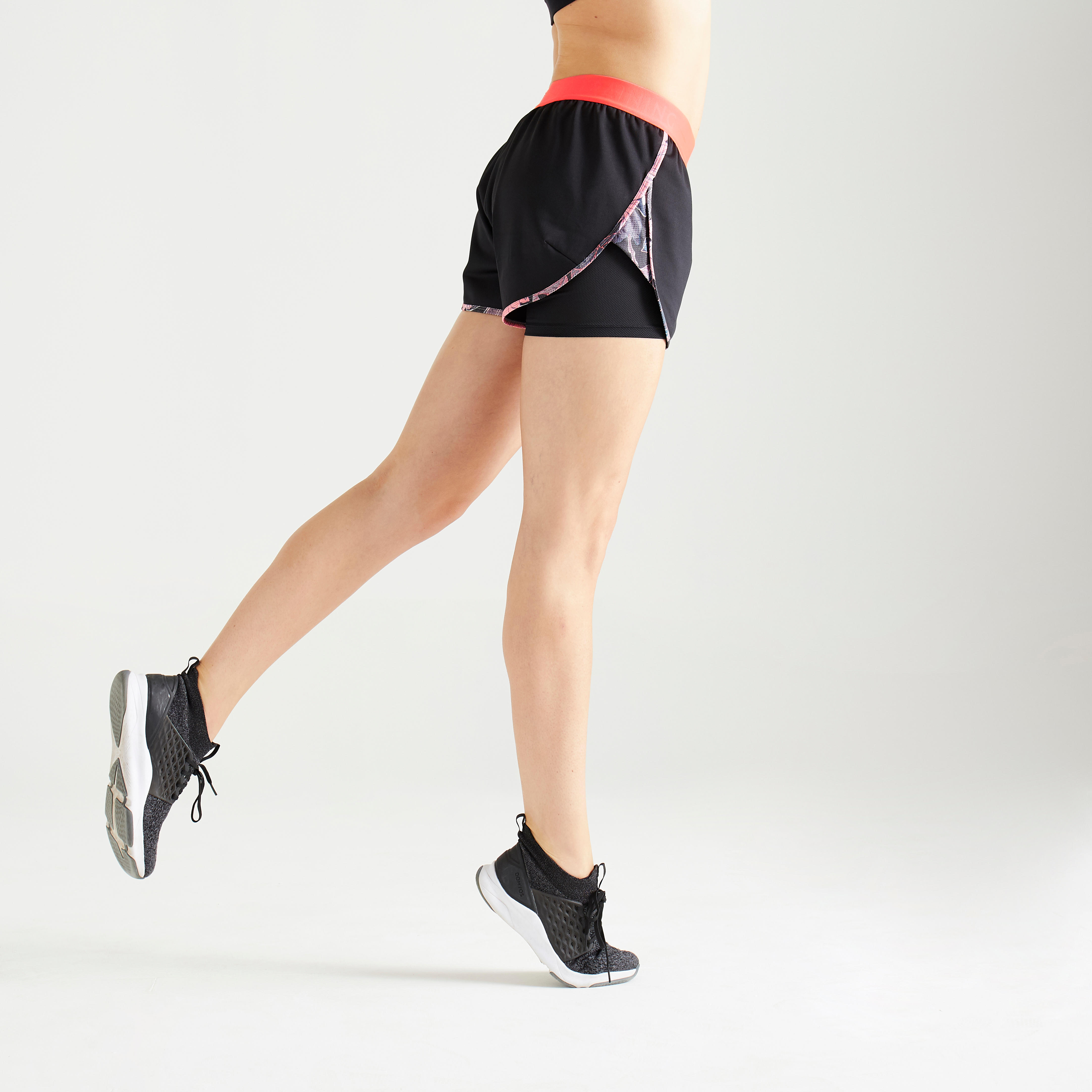 womens 2 in 1 training shorts