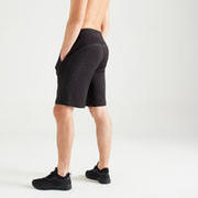 Men's Polyester Seamless Ultra-Light Gym Shorts - Black