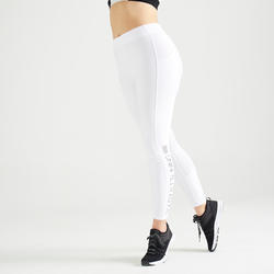 Legging Fitness avec poche téléphone blanc