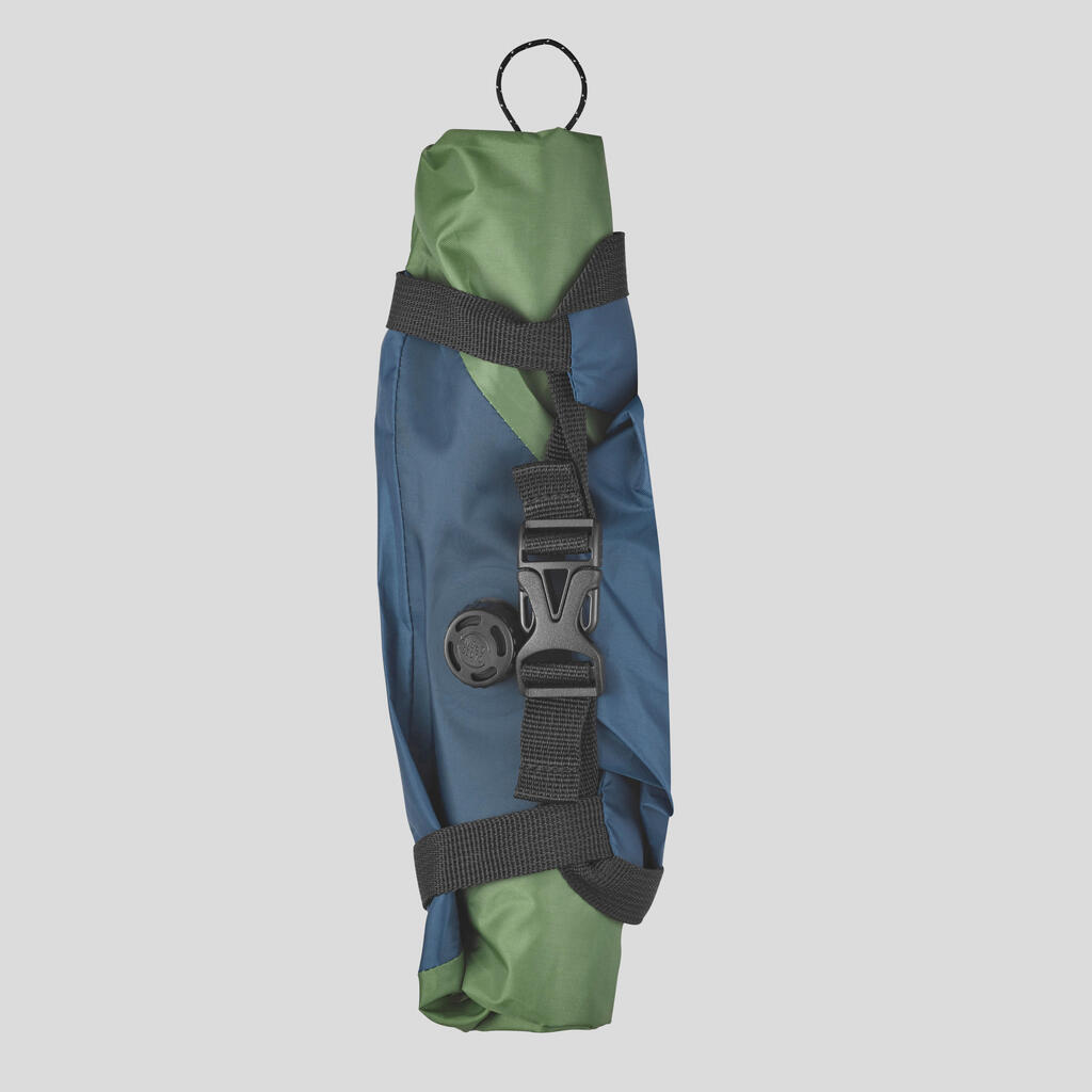 Bolsa de compresión impermeable para trekking de viaje Forclaz verde