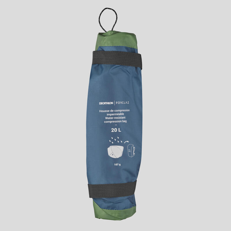 BOLSA DE COMPRESSÃO IMPERMEÁVEL DE TREKKING - 20 Litros