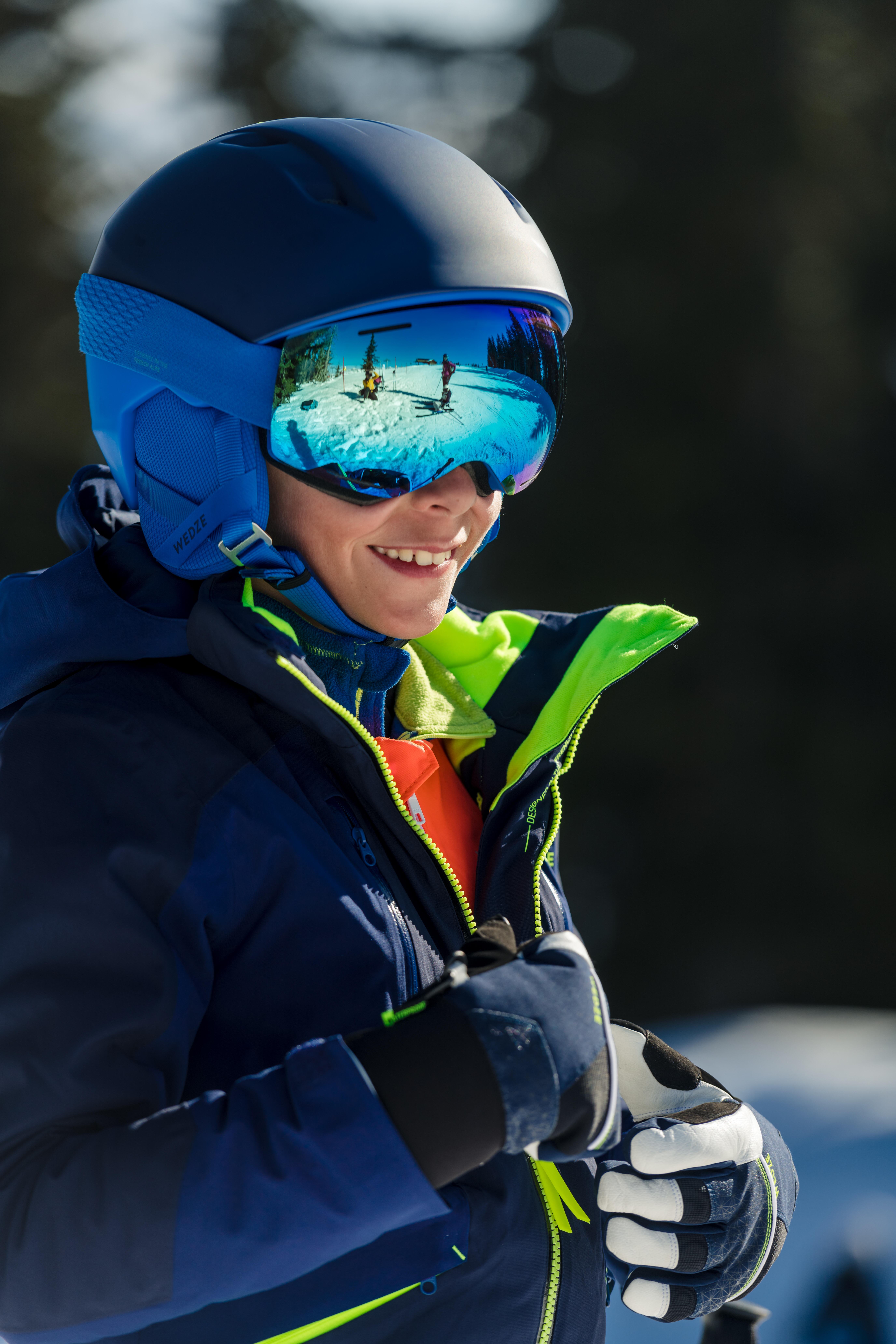 Manteau de ski enfant – 900 bleu - WEDZE