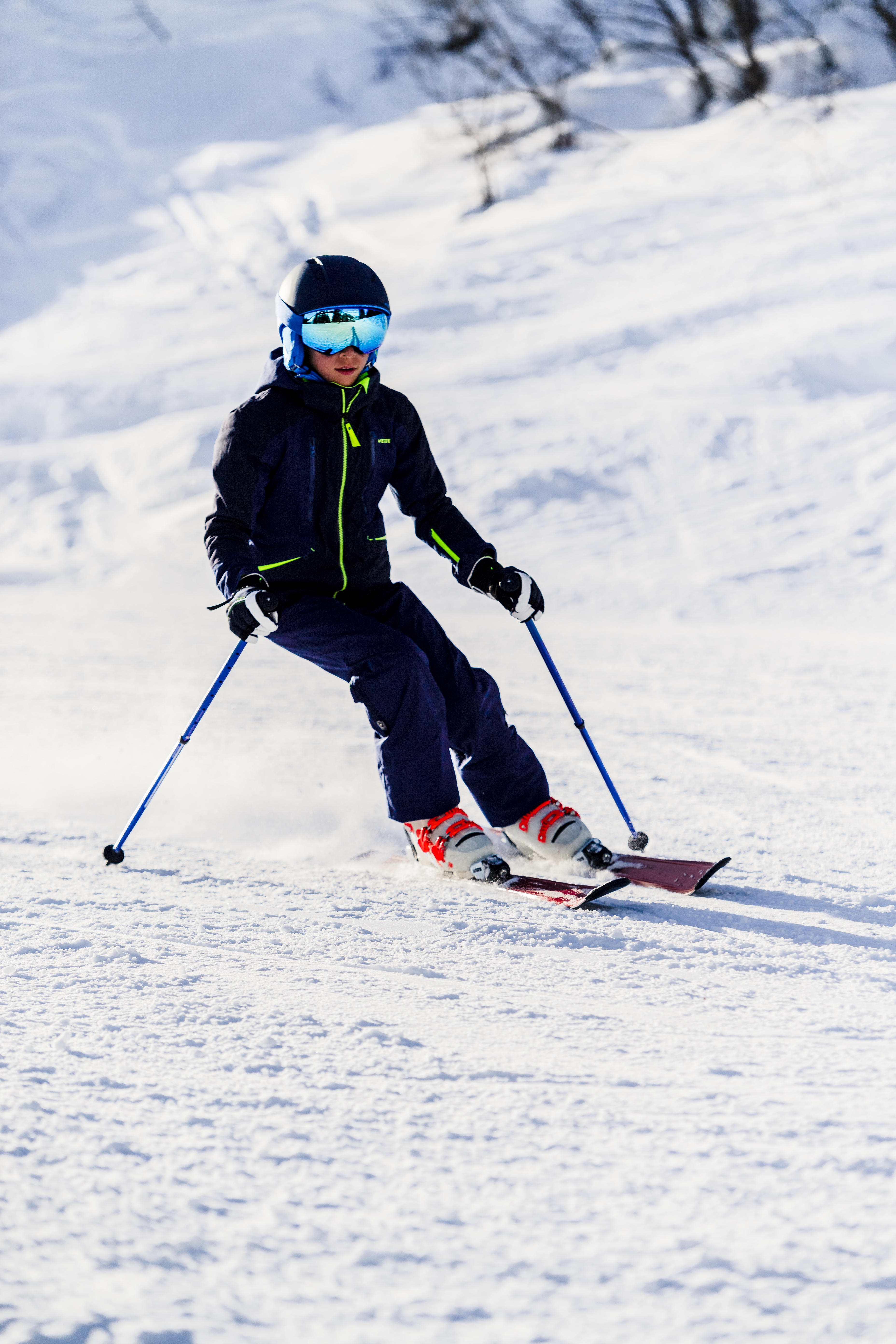 Manteau de ski enfant – 900 bleu - WEDZE