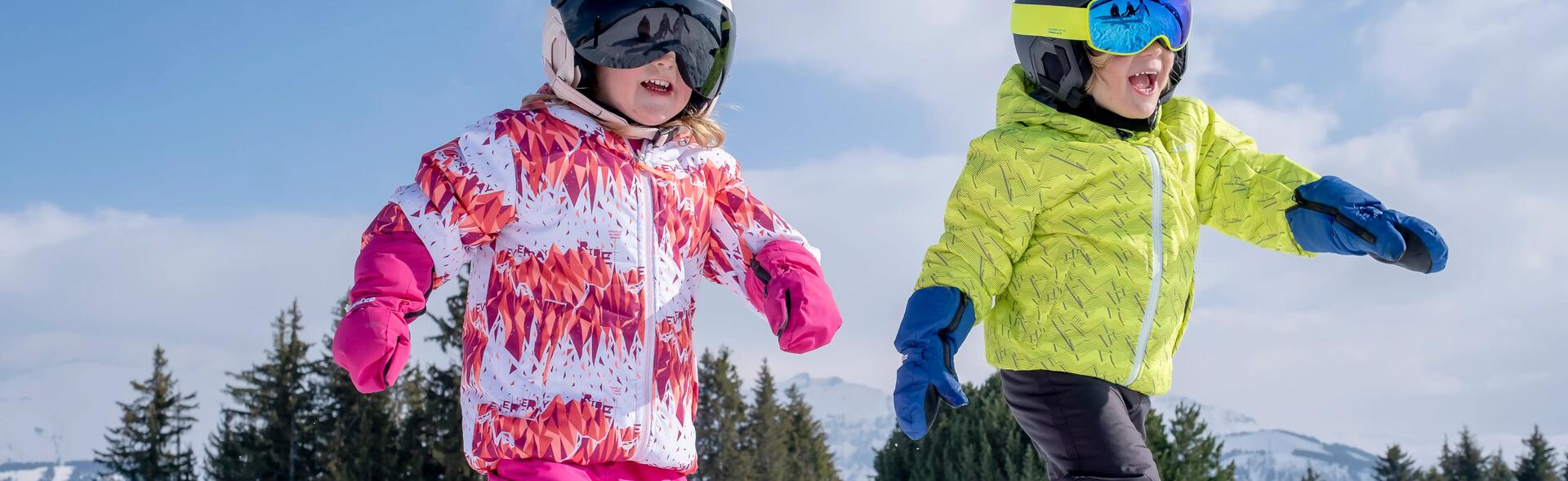 Como vestir adequadamente as crianças no ski