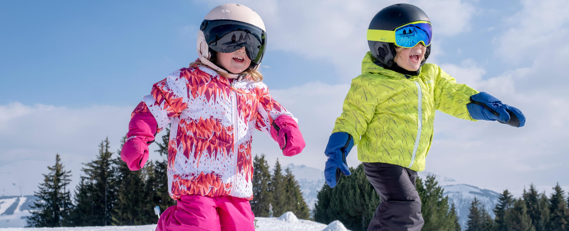 Como vestir adequadamente as crianças no ski