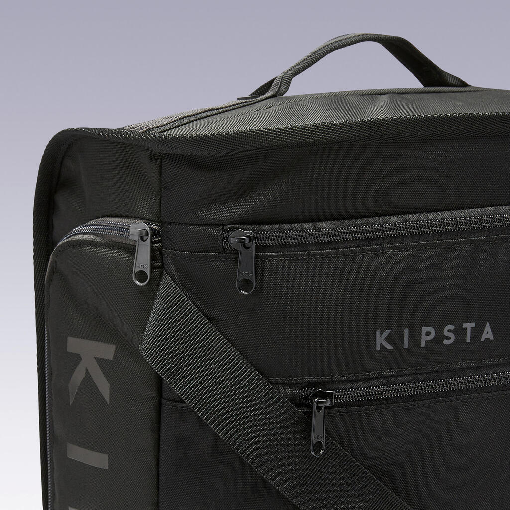 Valise 30L à roulettes - sac de voyage transport cabine - ESSENTIAL noire