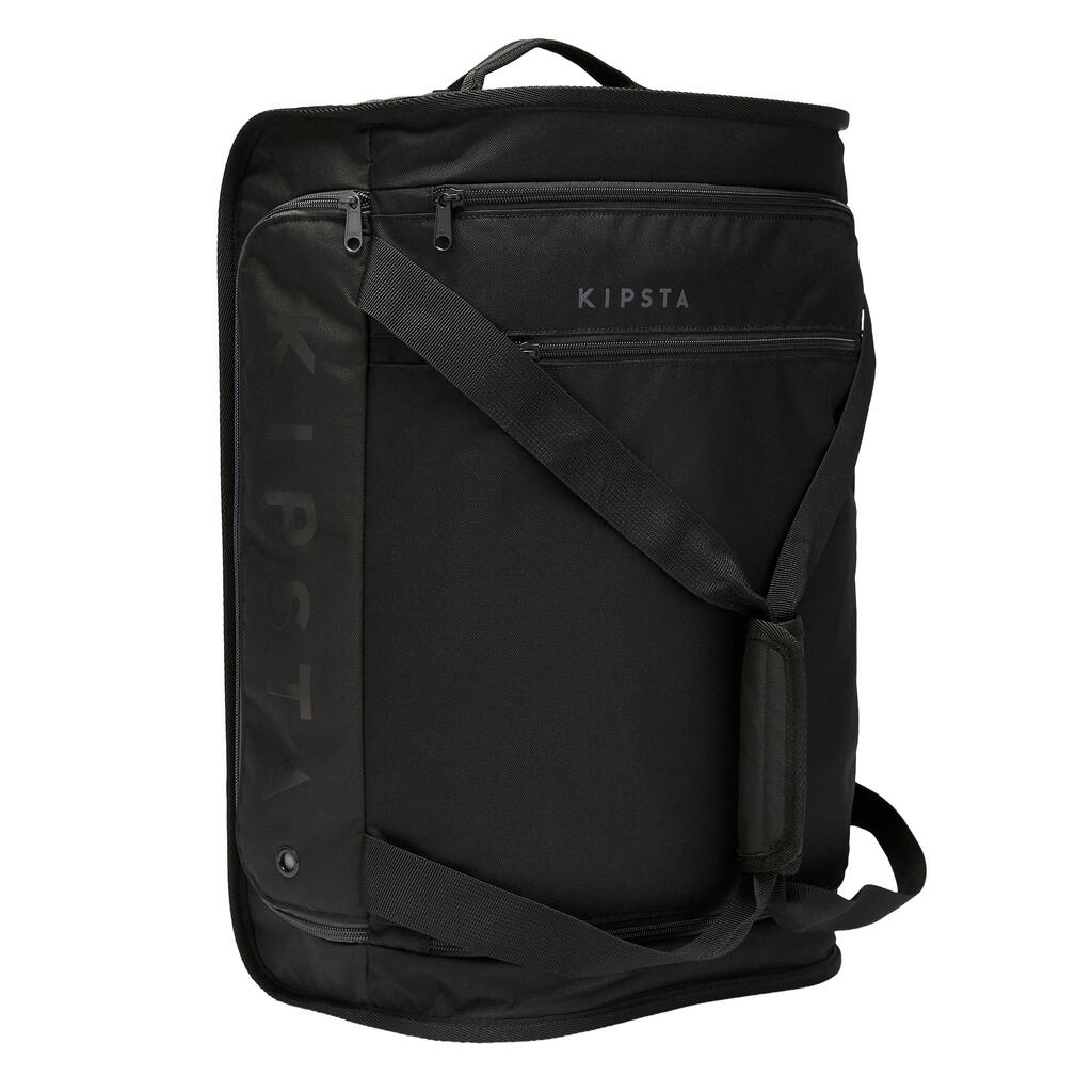 Valise 30L à roulettes - sac de voyage transport cabine - ESSENTIAL noire