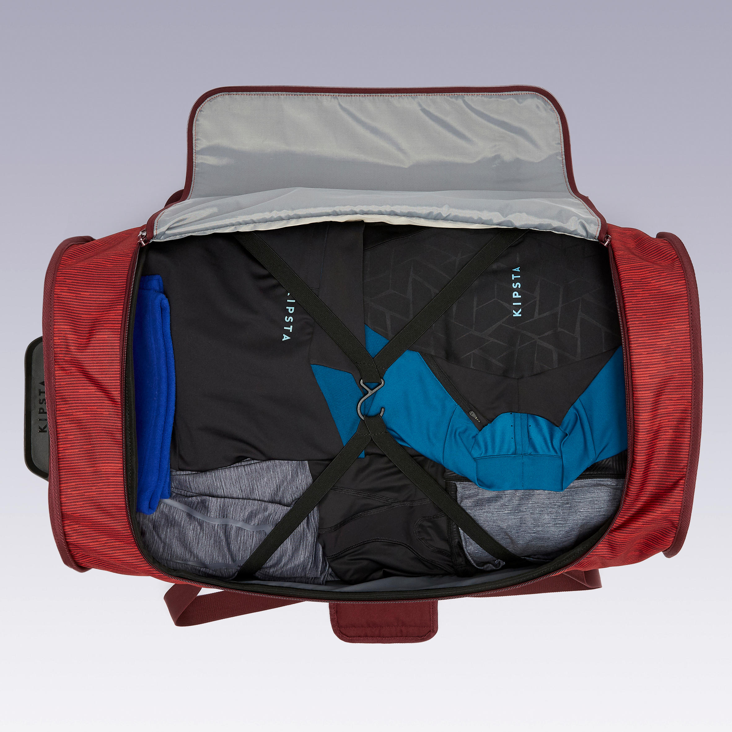 2-wheel travel bag with shoe compartment, Club 100 70L 11/19