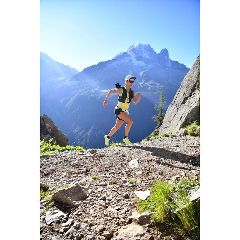 Boné Modulável de Trail Running Homem/Mulher Saariano Preto