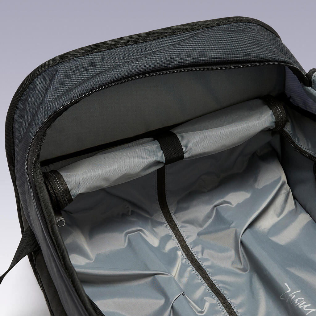 70L Suitcase Essential - Black/Grey