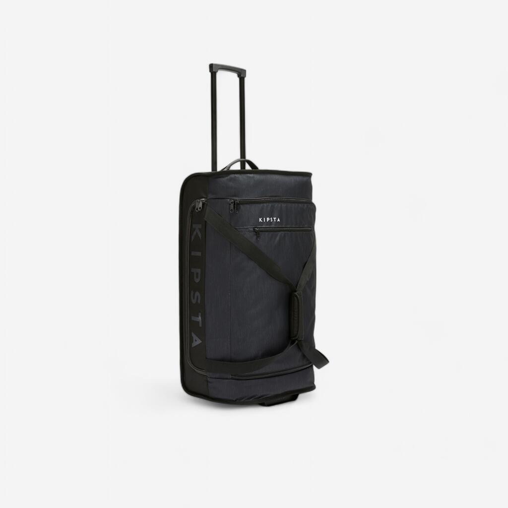 70L Suitcase Essential - Black/Grey