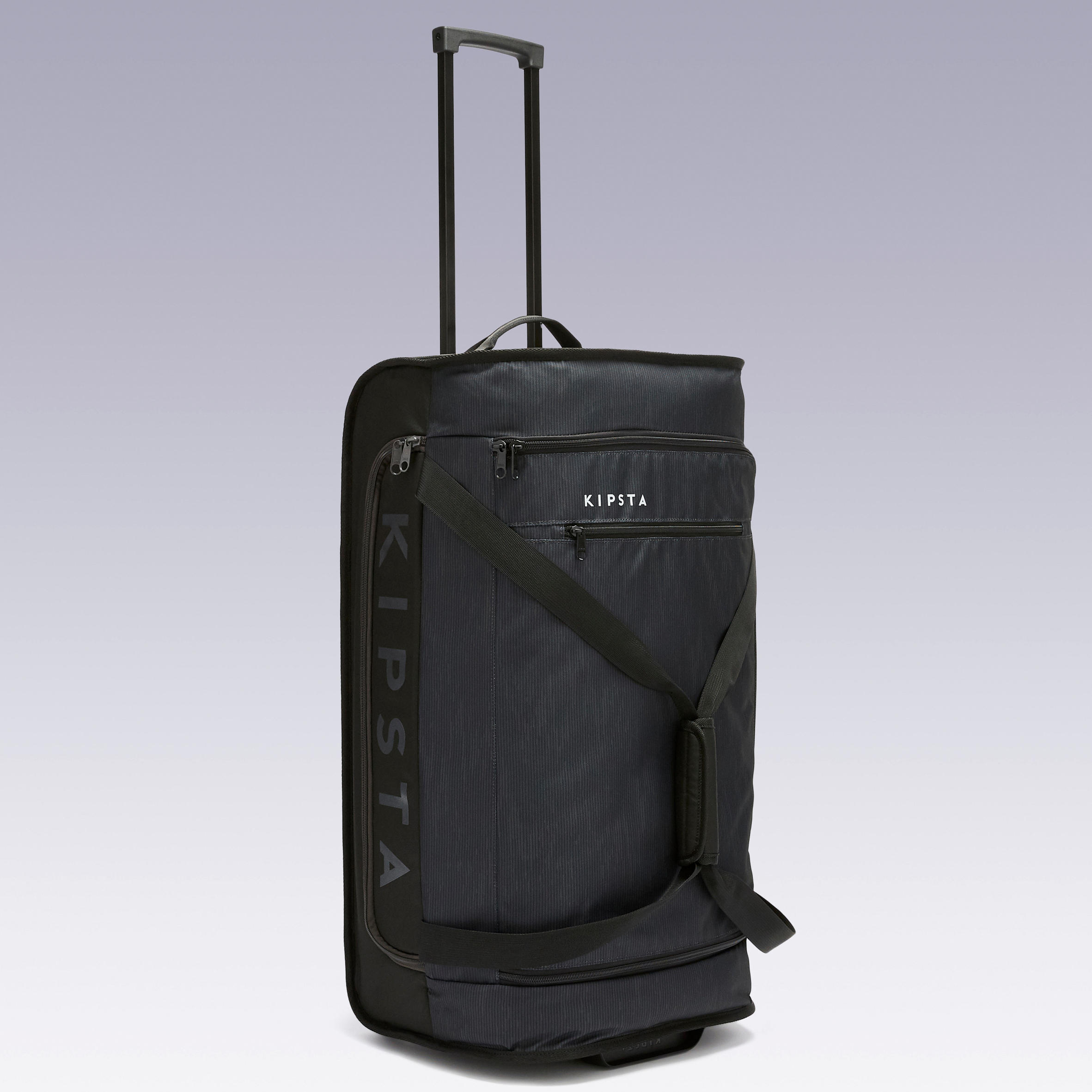 BOLSO DEPORTIVO CON RUEDAS 70 LITROS NEGRO Decathlon