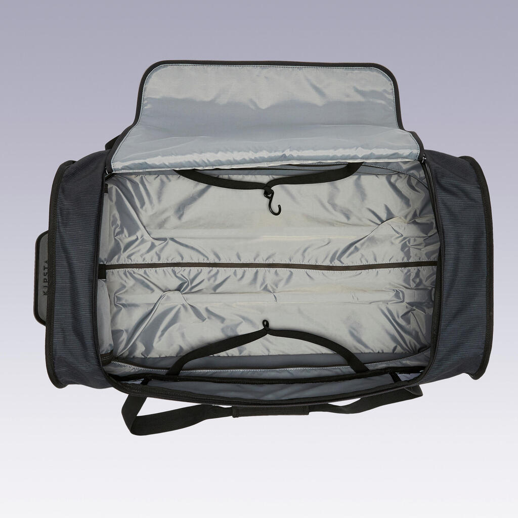 70L Suitcase Essential - Black/Grey