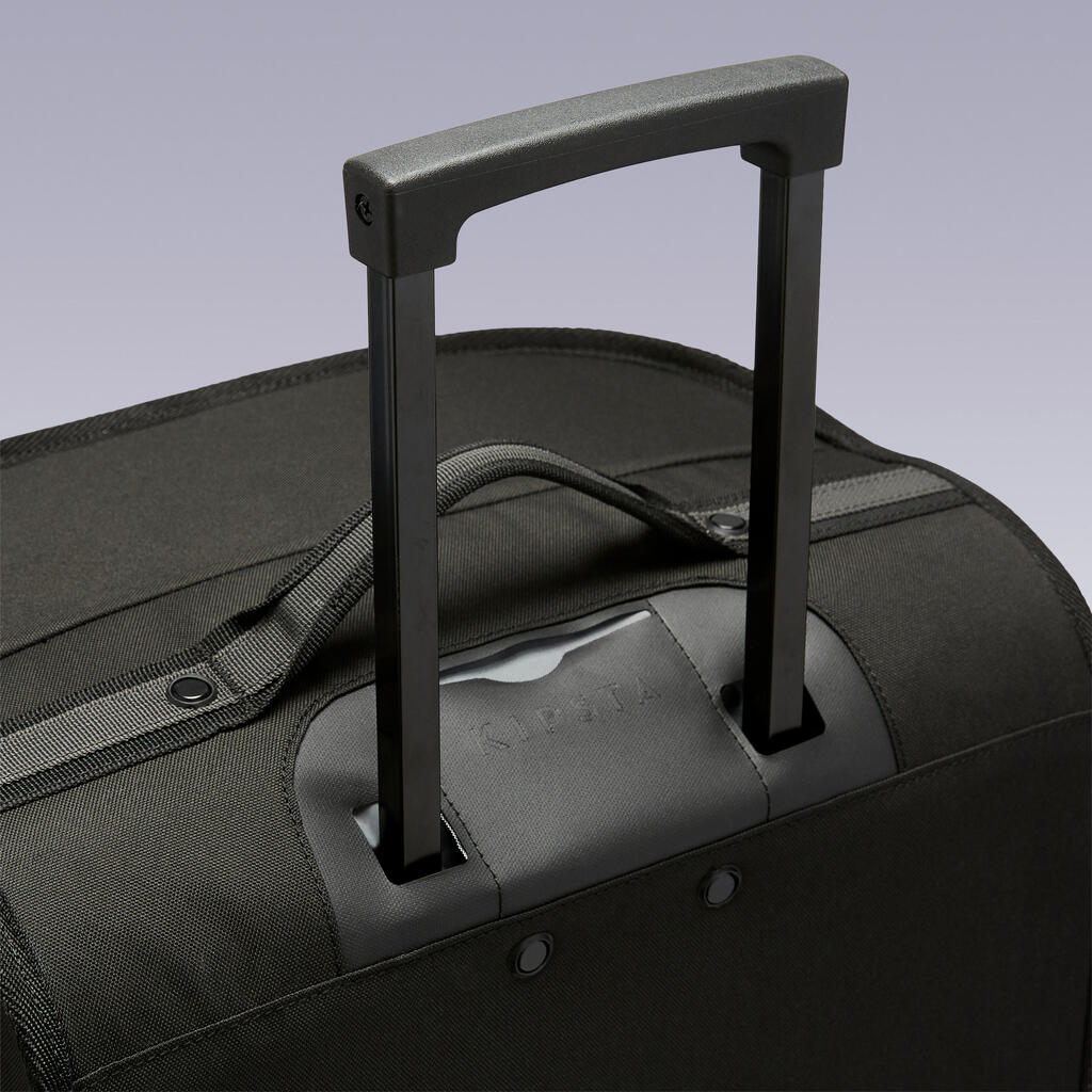 70L Suitcase Essential - Black/Grey