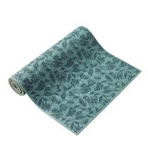 Gorusler Yoga Mati 8 Mm Yaprak Desenli Yesil Comfort Domyos By Decathlon