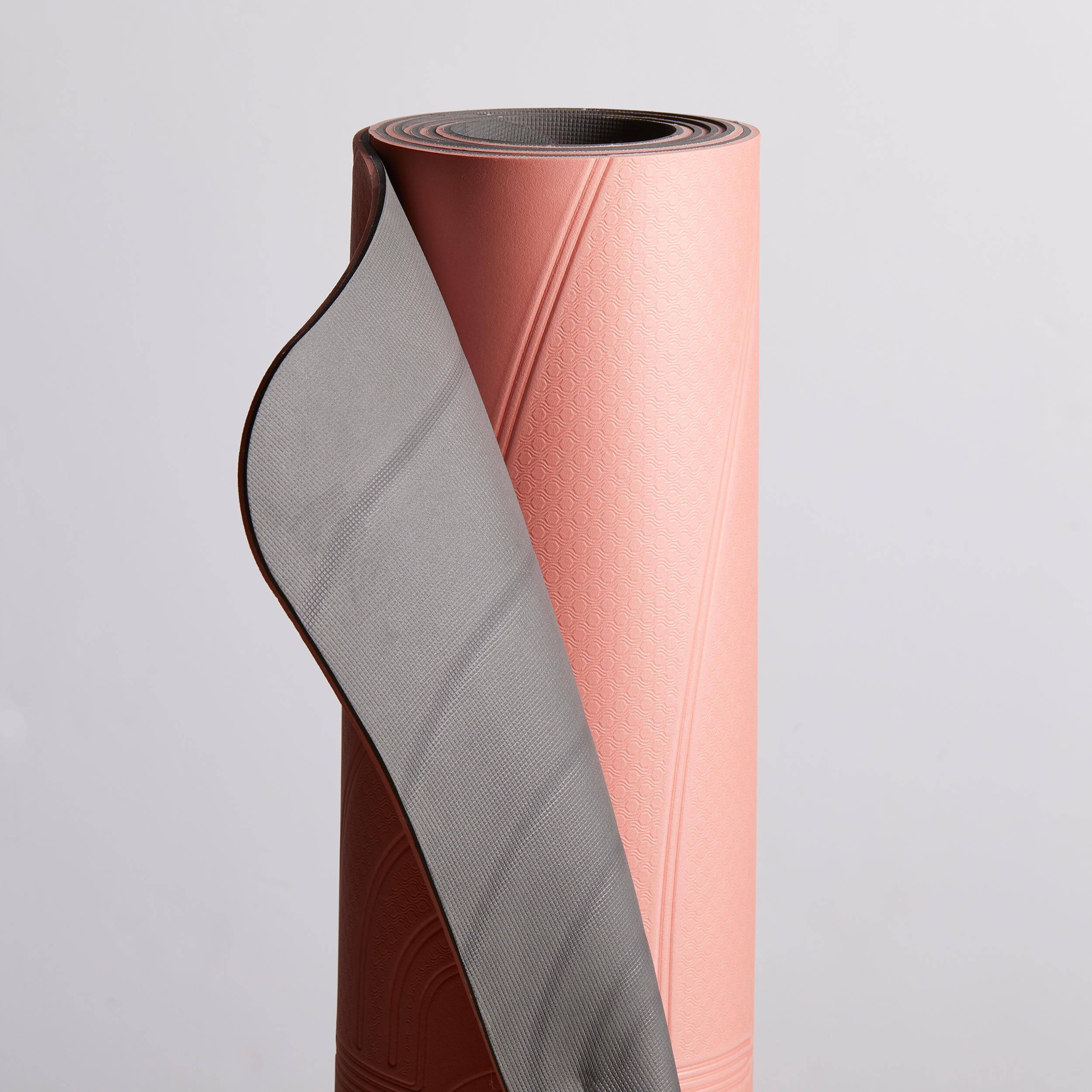 Light Yoga Mat 5 mm - Coral -  5