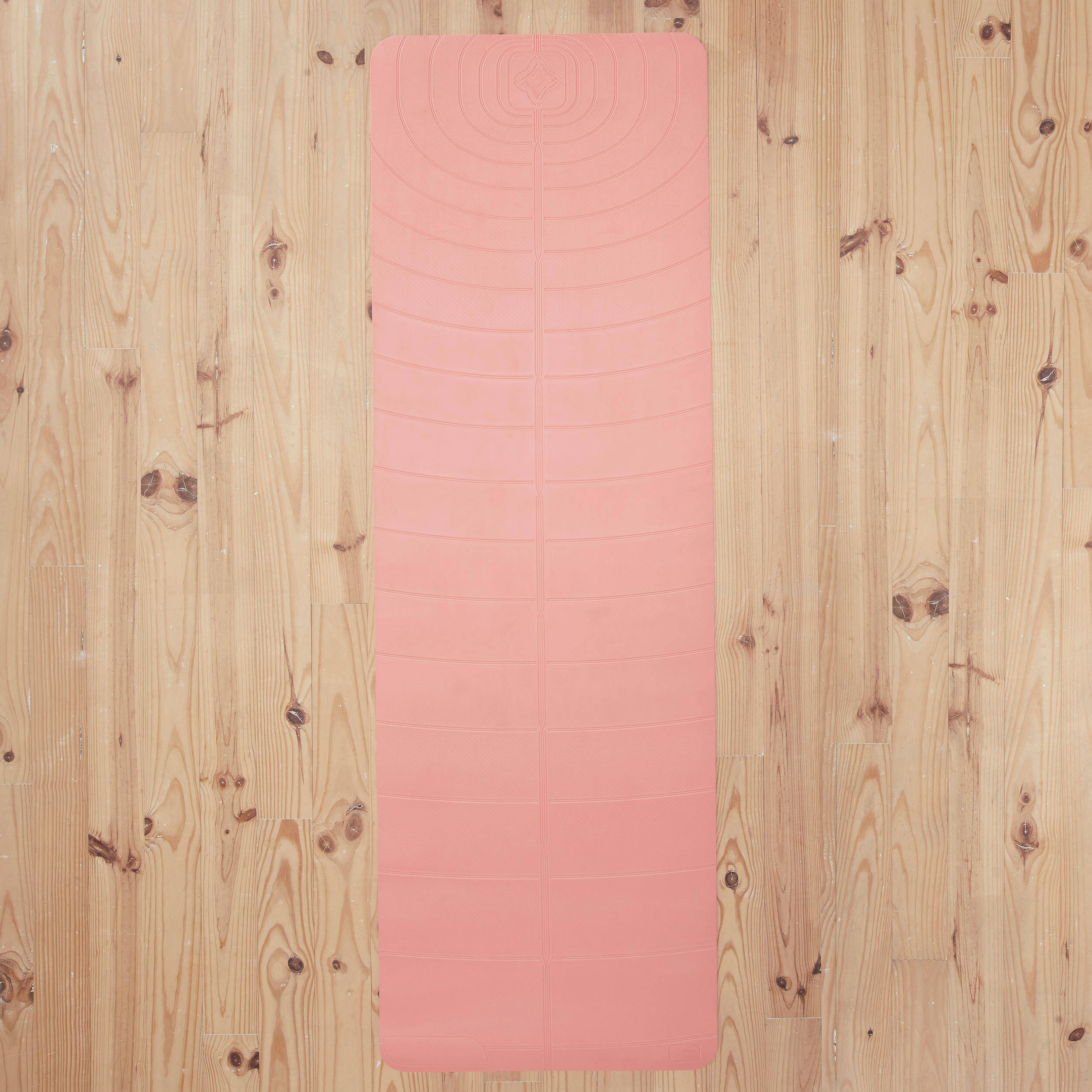 Light Yoga Mat 5 mm - Coral -  3