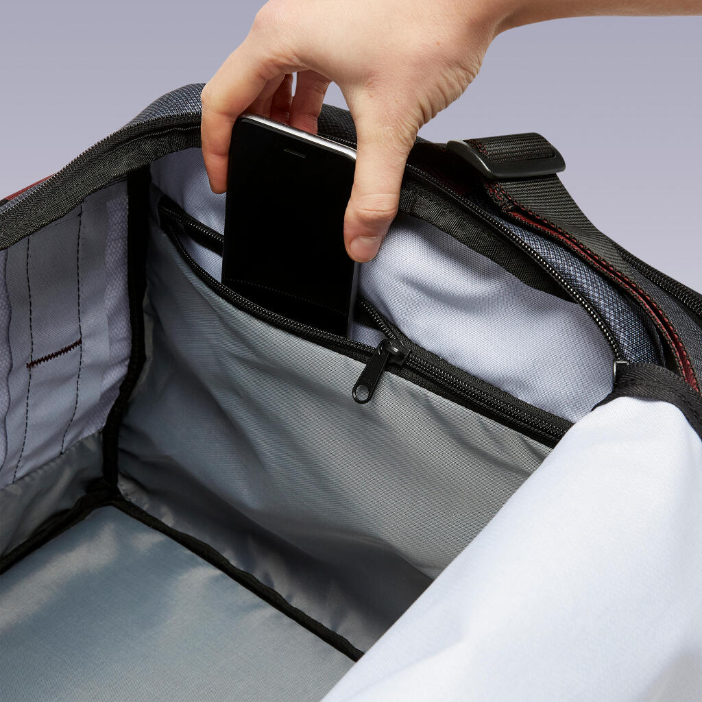 Crno-siva sportska torba ACADEMIC 55 l