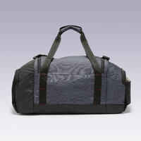 Bolsa de deporte Kipsta Academique 55L negro burdeos