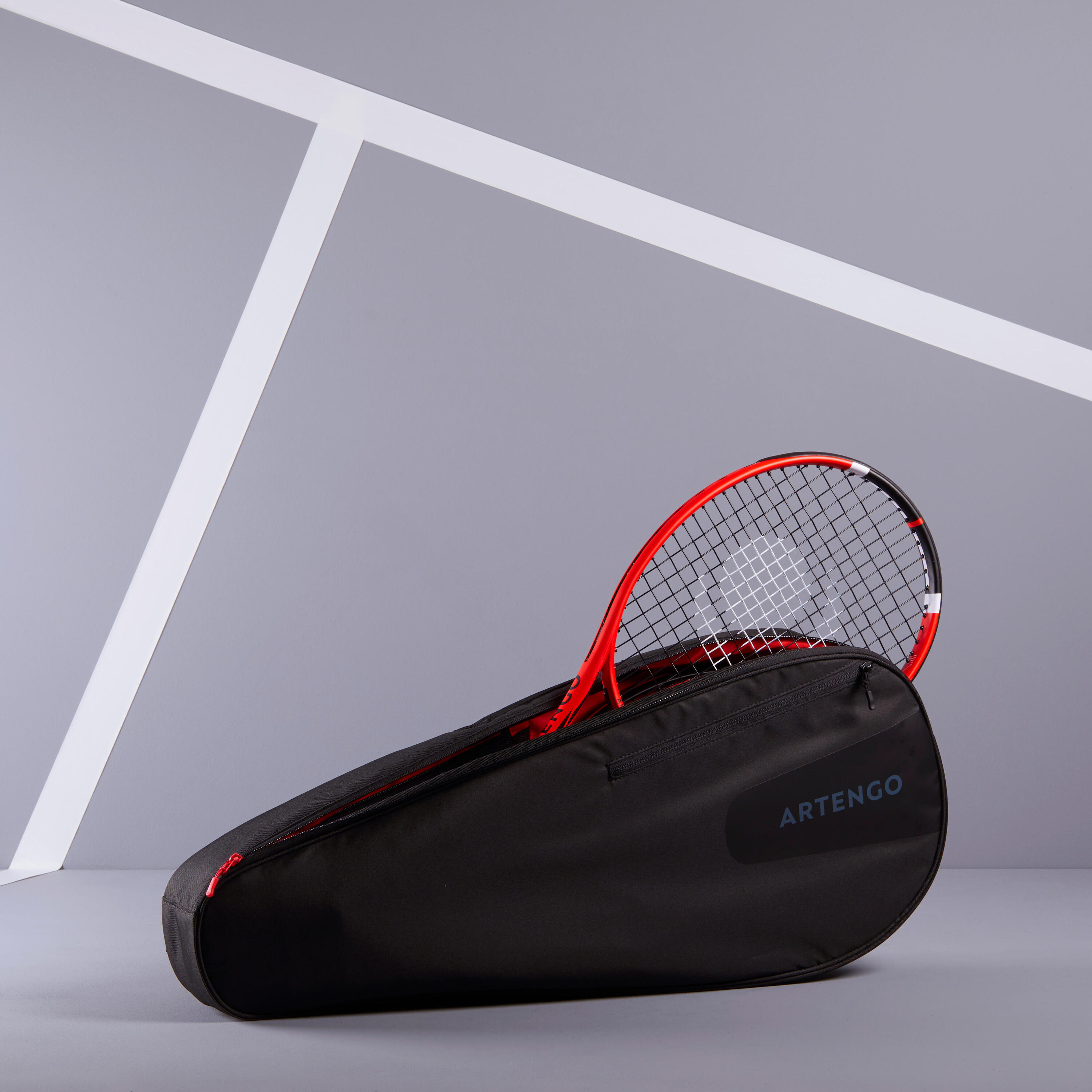 Tennis Bag 100 M - Black 2/8