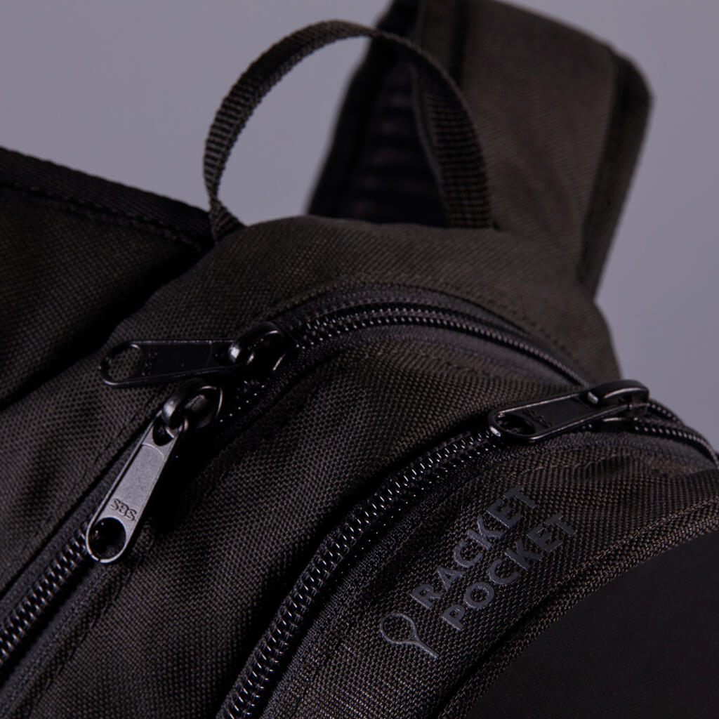MOCHILA TENIS -ARTENGO CH TEAM 19 L NEGRO