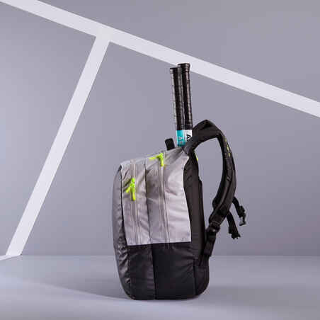 Tennis Backpack 500 BP - Black/Light Grey