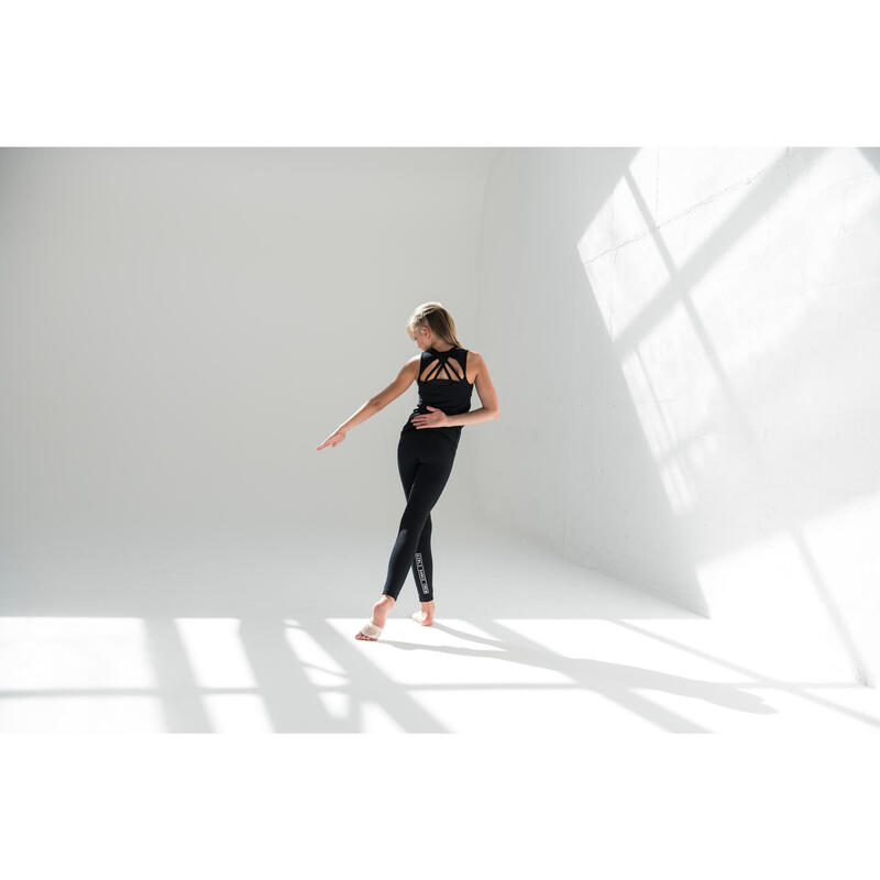 Dívčí taneční legíny černé