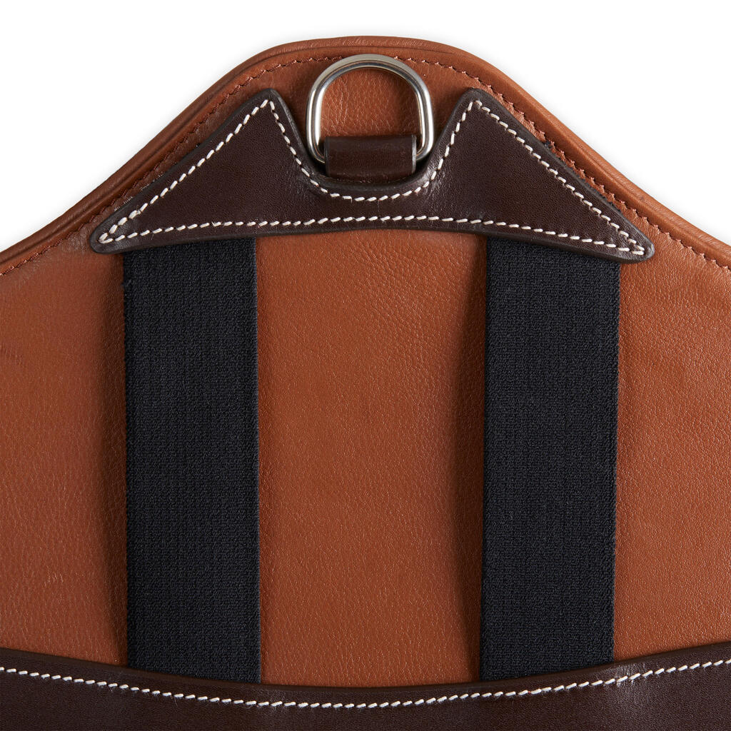 Removable Horse Riding Bib for Horses 500 - Brown