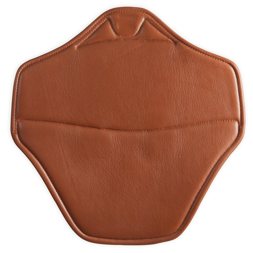 Removable Horse Riding Bib for Horses 500 - Brown