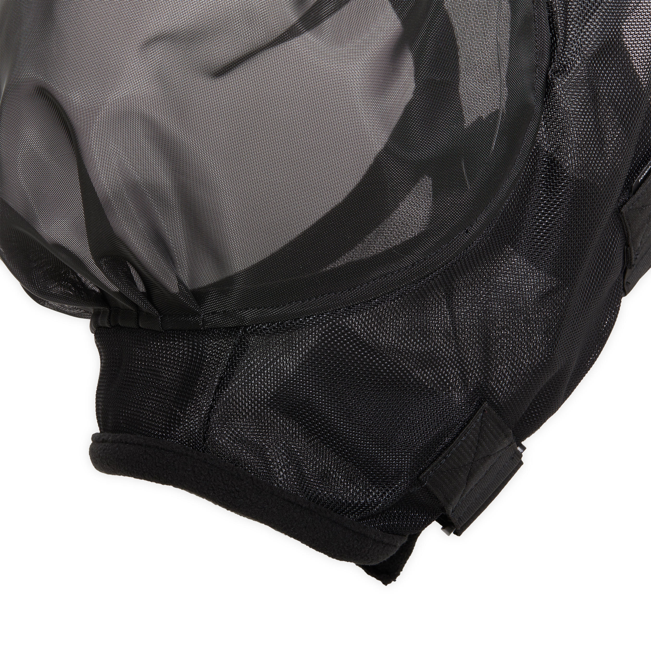 Masque anti-mouche équitation Cheval et Poney - 500 noir 2/5